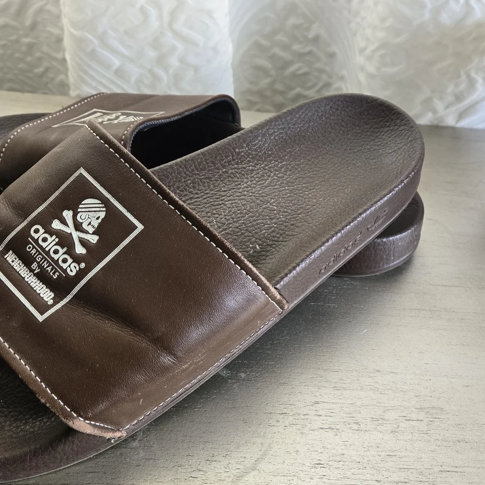 Adidas Brown Slide Sandals for Men - Picture 4 of 4
